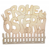 Holz - personalisiertes Osternest - Frohe Ostern Holz - personalisiertes Osternest - Frohe Ostern