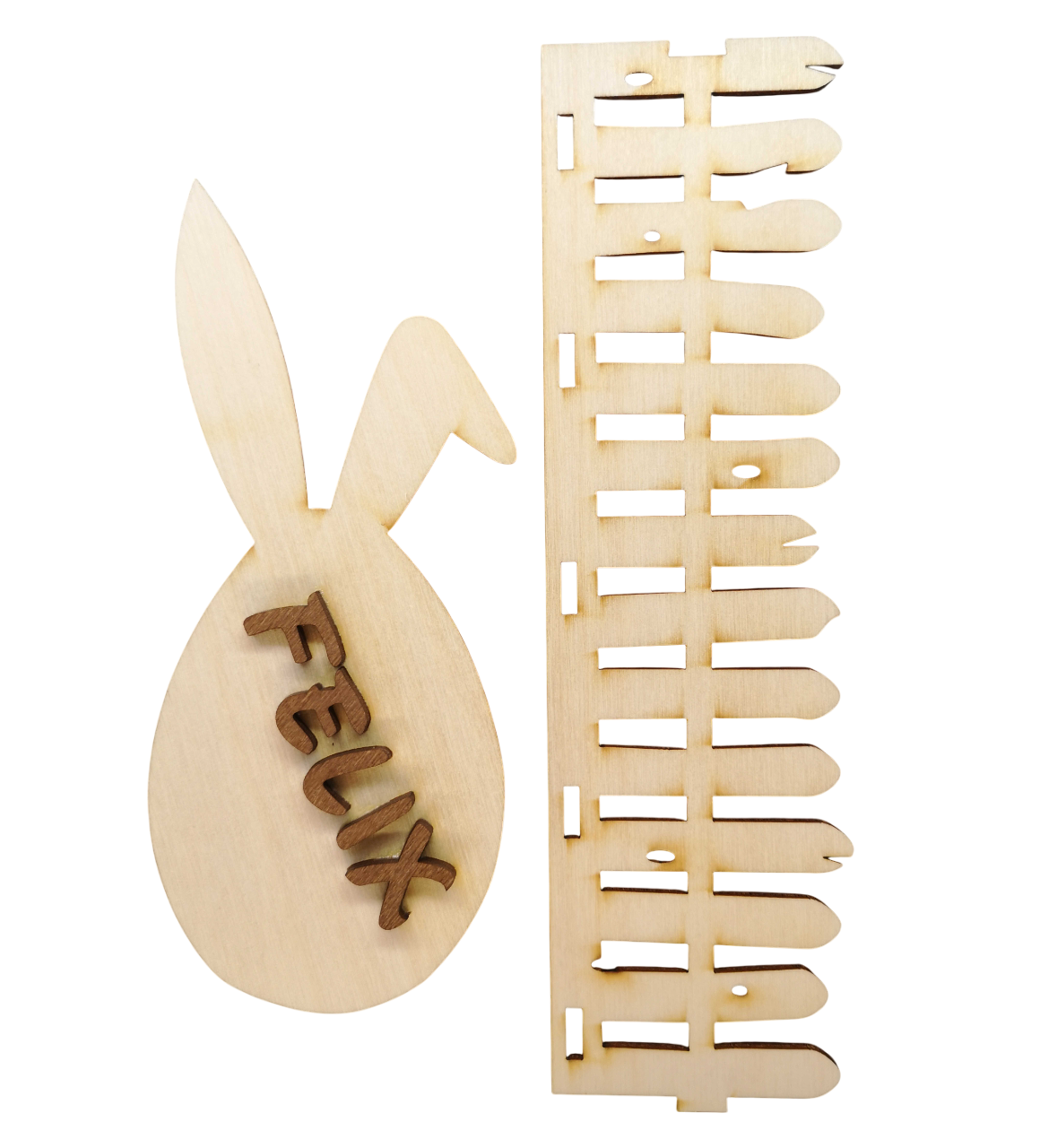 Holz - personalisiertes Osternest - Frohe Ostern Holz - personalisiertes Osternest - Frohe Ostern